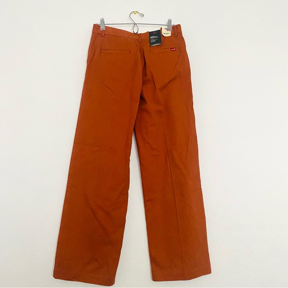 Levi’s Premium Baggy Trousers in Baked Clay Twill -Brown Size 28x31 - Picture 8 of 16